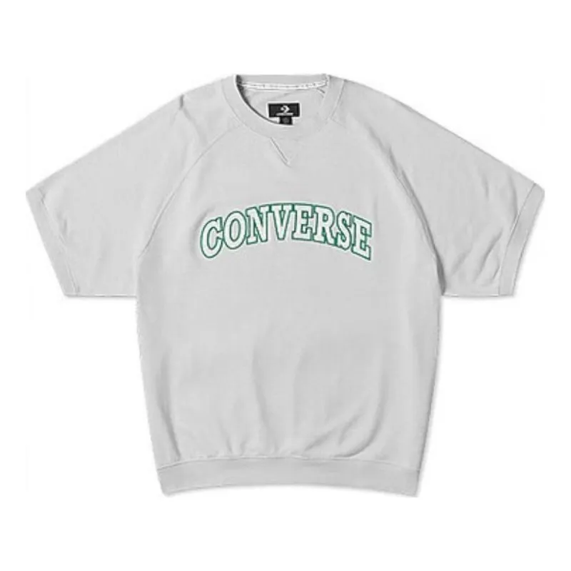 Converse Retro Chuck Crew Fossilized T-shirt 'Grey' 10026428-A03 sold by KicksCrew