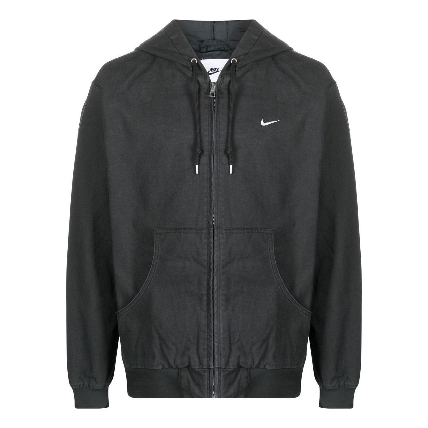 Nike Life Padded Hooded Jacket 'Dark Grey' DQ5172-045 sold by KicksCrew