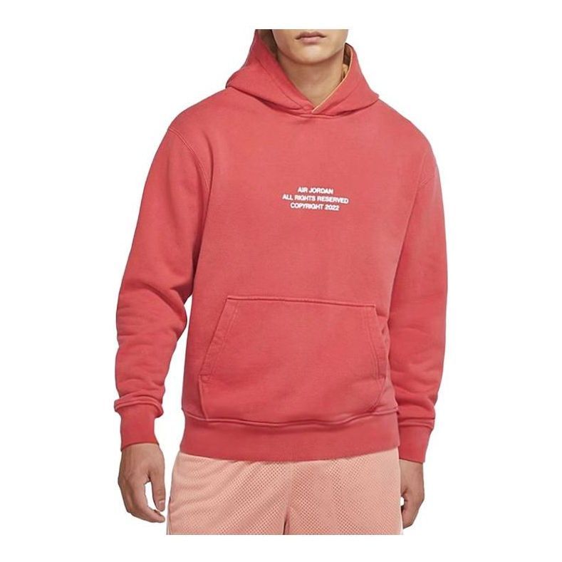 Air Jordan Flight Heritage Fleece Pullover Hoodie 'Red' DQ7545-662 sold by KicksCrew