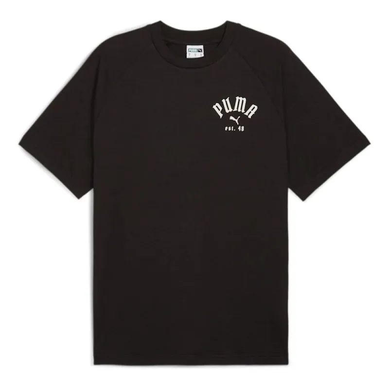 PUMA Classics Play Loud Relaxed Graphic T-shirt 'Black' 626767-01 sold by KicksCrew