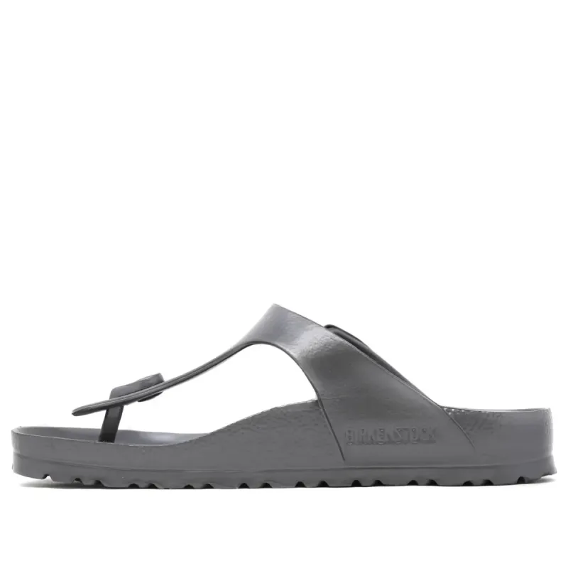 Birkenstock Gizeh Essentials EVA Metallic Sandals 'Anthracite' 1001505 sold by KicksCrew