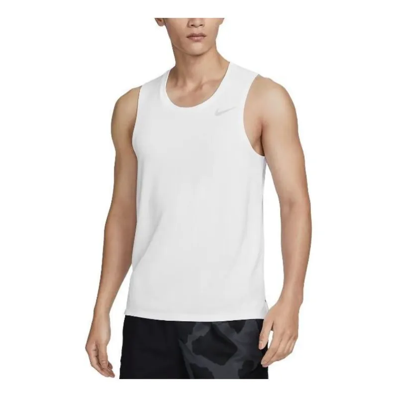 Nike Dri-Fit Miler Running Vest 'White' DV9322-100 sold by KicksCrew