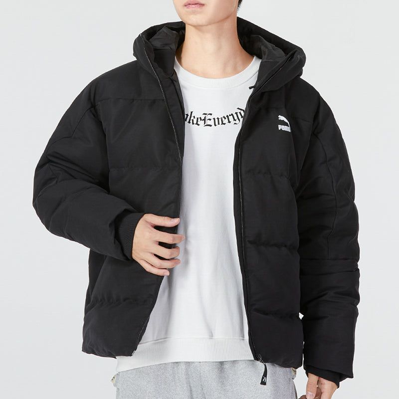 Puma Classics Padded Down Jacket 'Black' 537685-01 sold by KicksCrew product image thumbnail 4