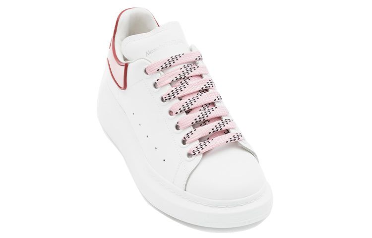 (WMNS) Alexander McQueen Oversized Sneaker 'White Pink Carnelian Red' 621056WHXMT9633 sold by KicksCrew product image thumbnail 3