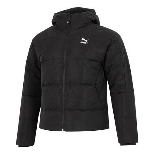 Puma Classics Padded Down Jacket 'Black' 537685-01 sold by KicksCrew