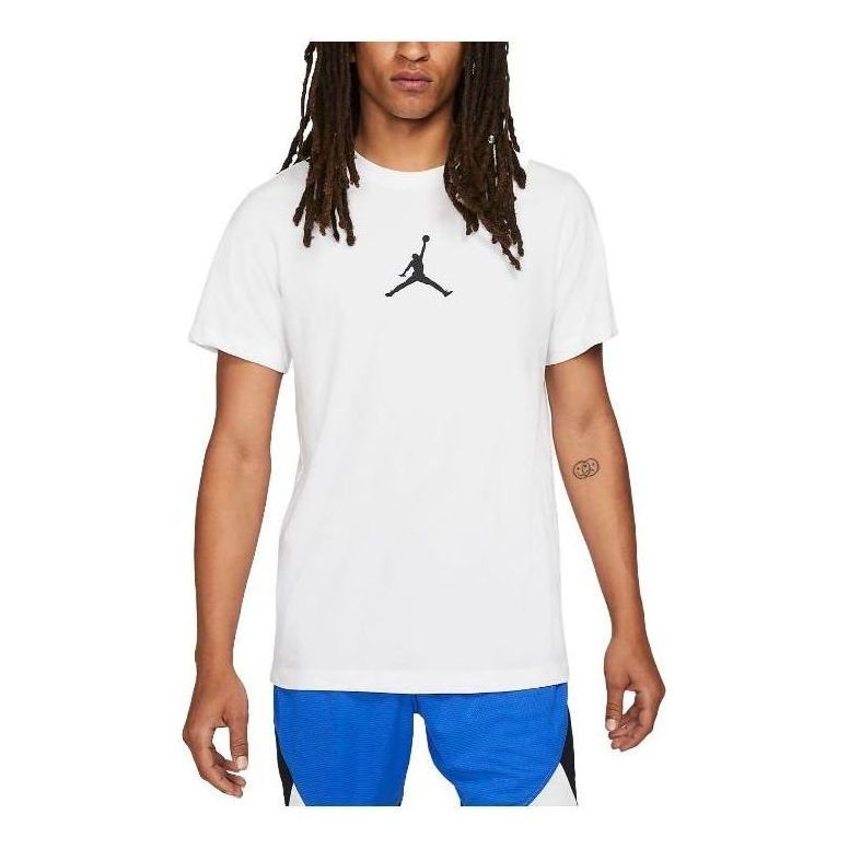 Air Jordan Jumpman T-Shirt 'White Black' CW5190-102 sold by KicksCrew