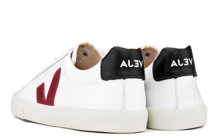 VEJA Esplar Logo Leather 'White Marsala Black' EO021969 sold by KicksCrew product image thumbnail 3