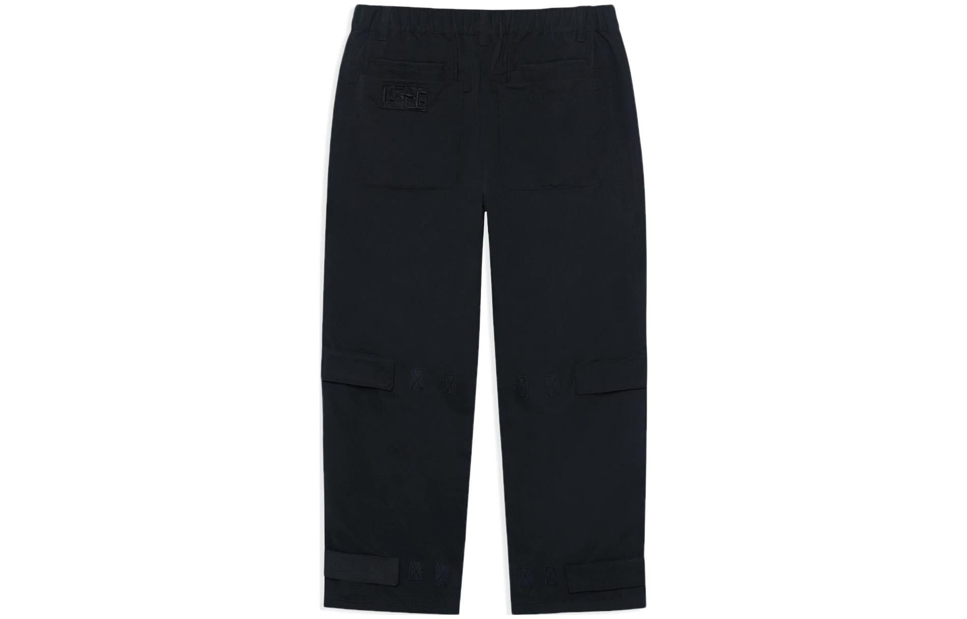 Li-Ning Loose Fit Straight Pants 'Black' AKXSB33-1 sold by KicksCrew product image thumbnail 2