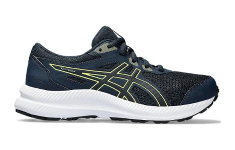(GS) ASICS Contend 8 'French Blue Glow Yellow' 1014A259-404 sold by KicksCrew