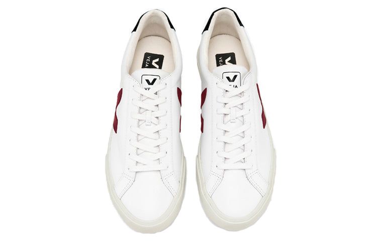 VEJA Esplar Logo Leather 'White Marsala Black' EO021969 sold by KicksCrew product image thumbnail 4