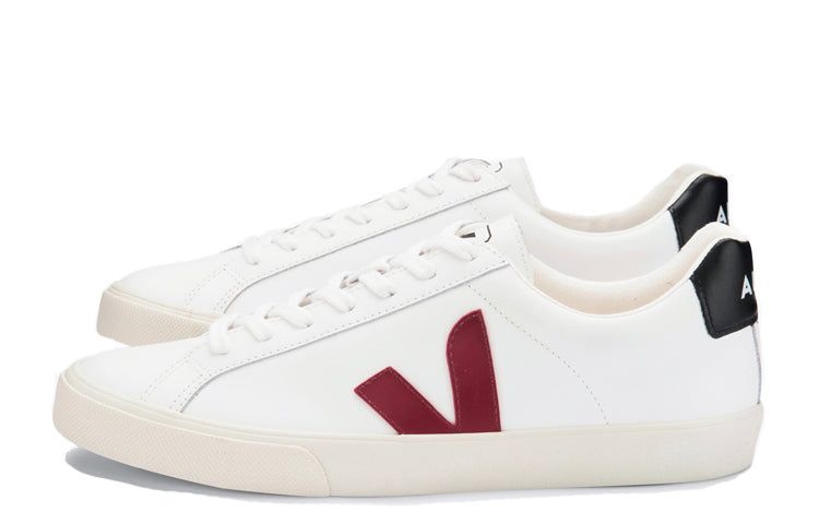 VEJA Esplar Logo Leather 'White Marsala Black' EO021969 sold by KicksCrew product image thumbnail 2