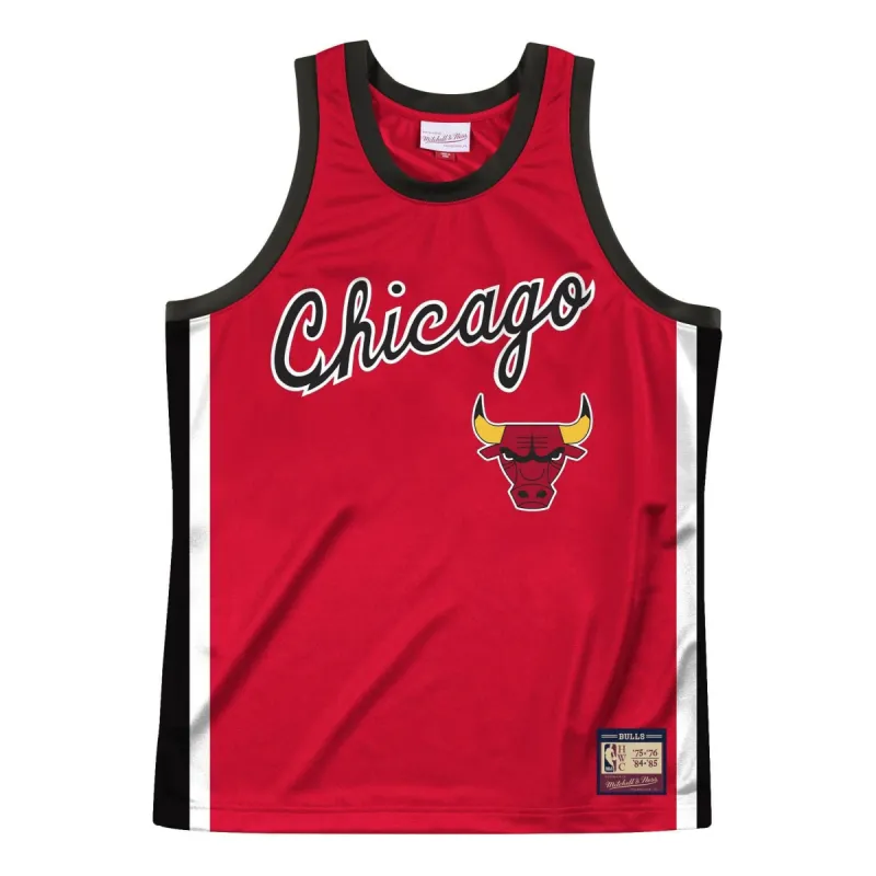 Mitchell & Ness NBA Chicago Bulls 1975-84 Team Heritage Basketball Jersey 'Red' TTNKLG18056-CBUSCAR75 sold by KicksCrew