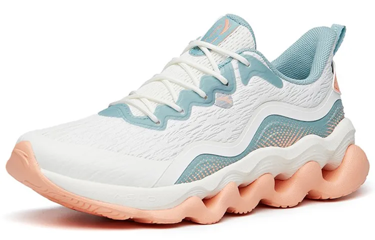 (WMNS) ANTA Running Series Sneakers 'White Orange Blue' 122215555-7 sold by KicksCrew product image thumbnail 2