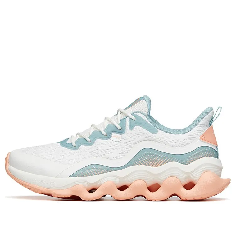 (WMNS) ANTA Running Series Sneakers 'White Orange Blue' 122215555-7 sold by KicksCrew