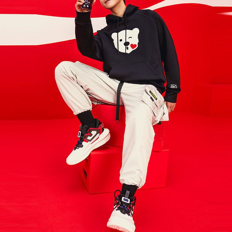 Men's ANTA x Coca-Cola/ Coca Cola Crossover Living Series Animal Printing Black 152148703-2 sold by KicksCrew product image thumbnail 3