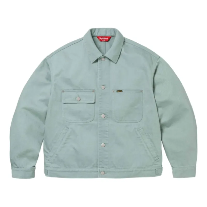 Supreme Denim Chore Trucker Jacket 'Teal' SUP-SS24-232 sold by KicksCrew