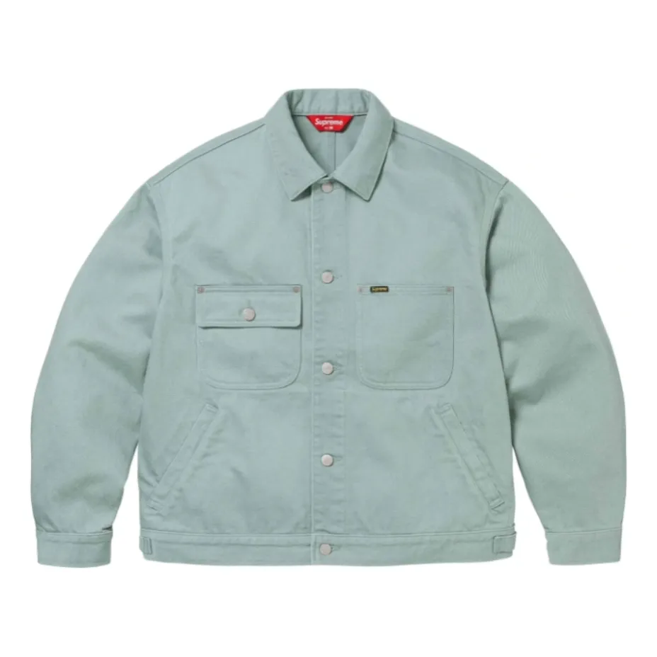 Supreme Denim Chore Trucker Jacket 'Teal' SUP-SS24-232 sold by KicksCrew