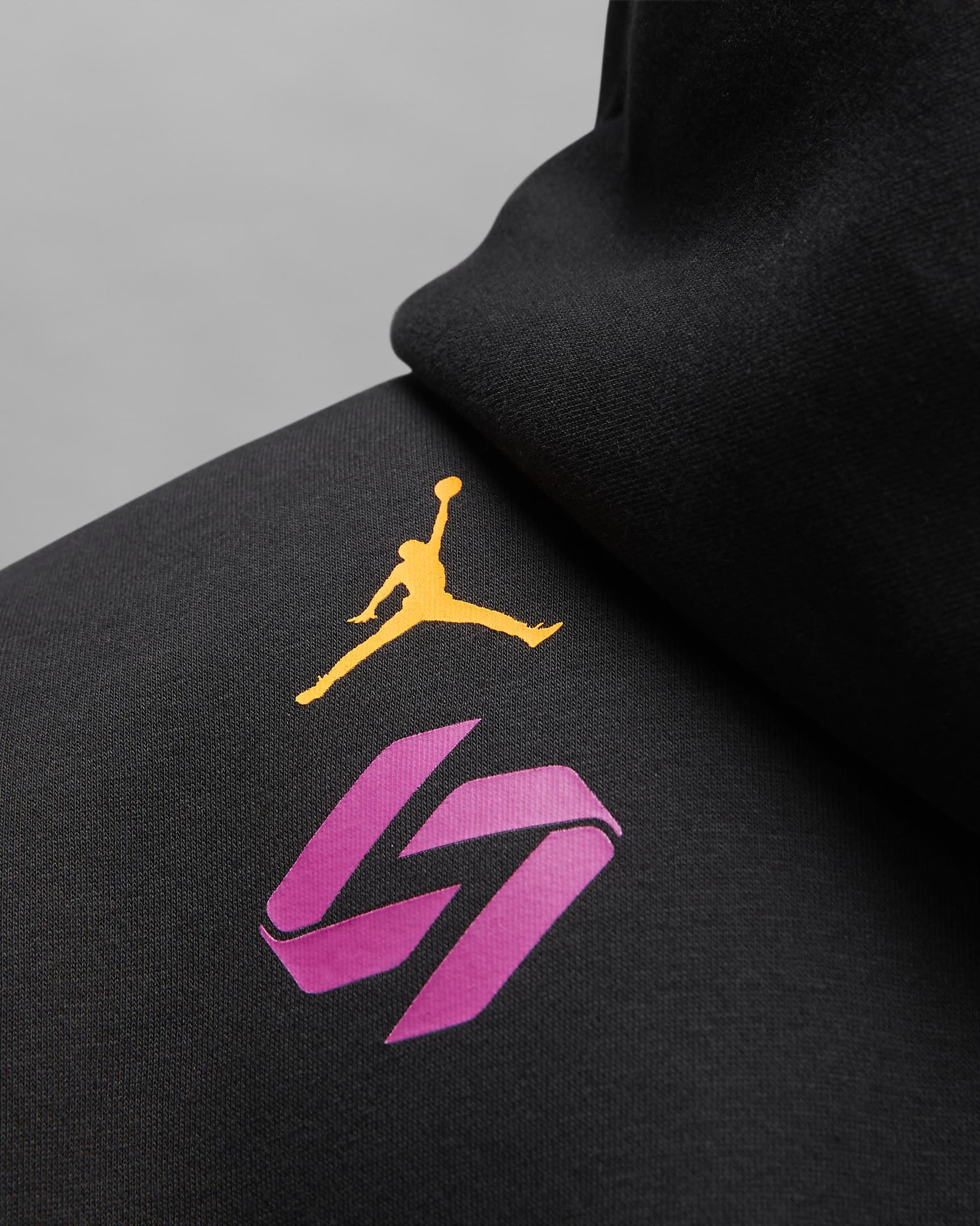 Air Jordan Luka Doni Apparel Logo Hoodie 'Black' FD0618-010 sold by KicksCrew product image thumbnail 4