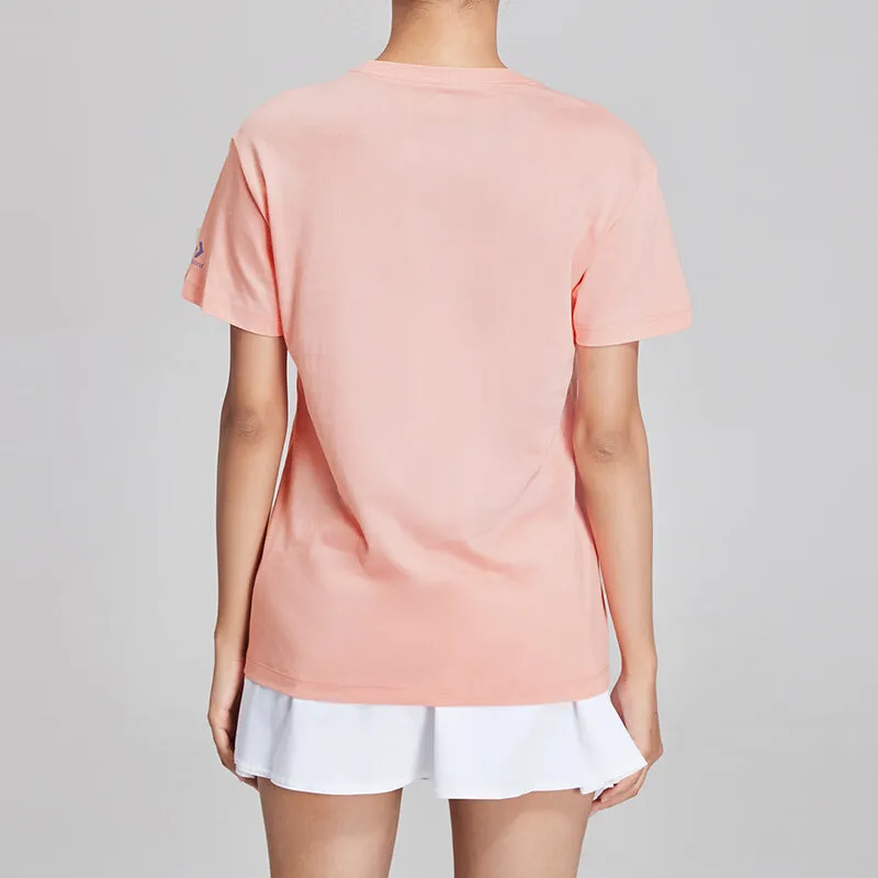 (WMNS) Converse Sport Graphic T-Shirt 'Pink Blue' 10017793-A02 sold by KicksCrew product image thumbnail 3