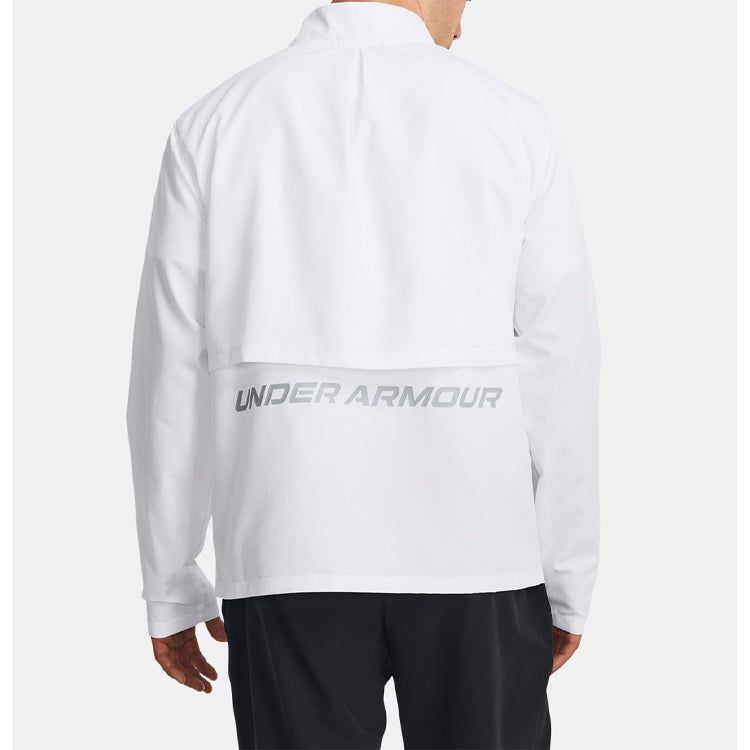Under Armour Storm Run Windproof Jacket 'White' 1376797-100 sold by KicksCrew product image thumbnail 4