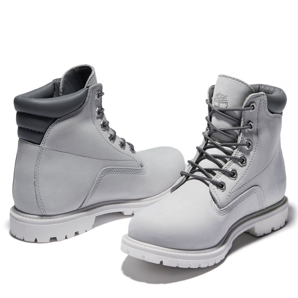 (WMNS) Timberland Waterville 6 Inch Waterproof Boots 'Light Grey' A2M1UM29 sold by KicksCrew product image thumbnail 4