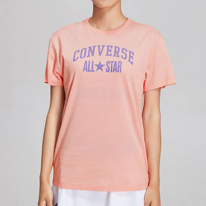(WMNS) Converse Sport Graphic T-Shirt 'Pink Blue' 10017793-A02 sold by KicksCrew product image thumbnail 2