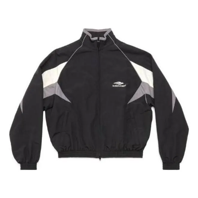 Balenciaga 3B Sports Icon Tracksuit Jacket 'Black' 751726TOO481000 sold by KicksCrew