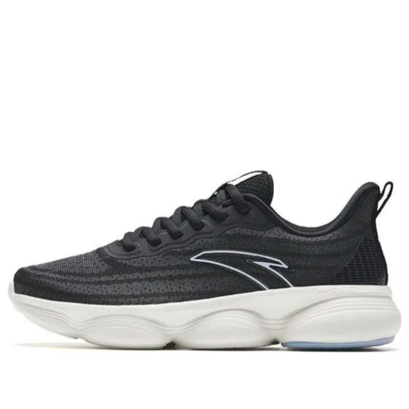 (WMNS) ANTA Running Series Sneakers 'Black Blue White' 922335572-1 sold by KicksCrew