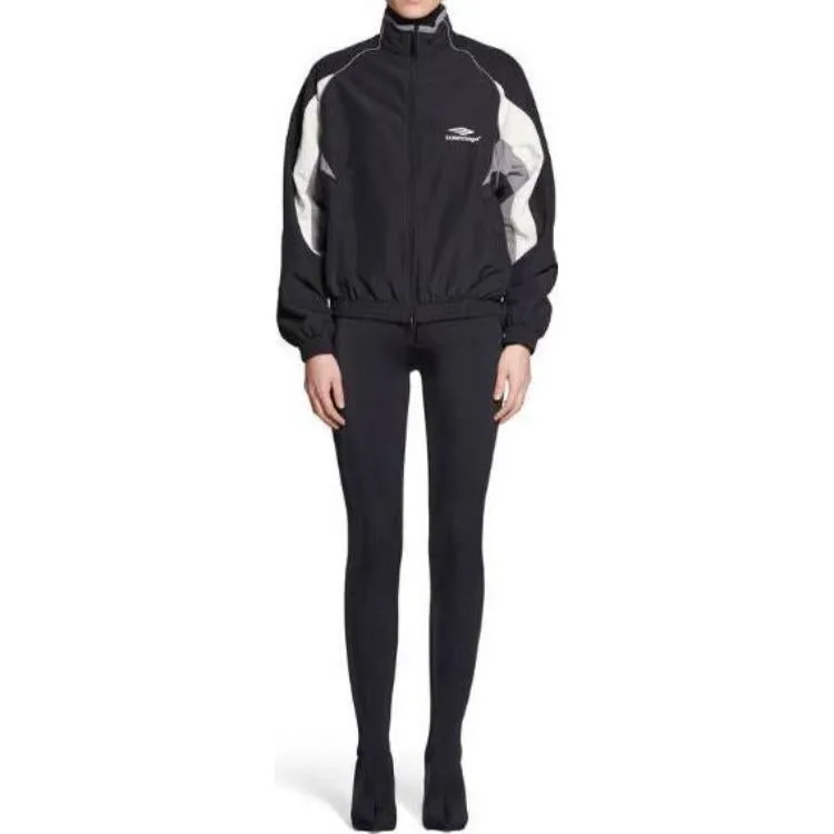 Balenciaga 3B Sports Icon Tracksuit Jacket 'Black' 751726TOO481000 sold by KicksCrew product image thumbnail 3