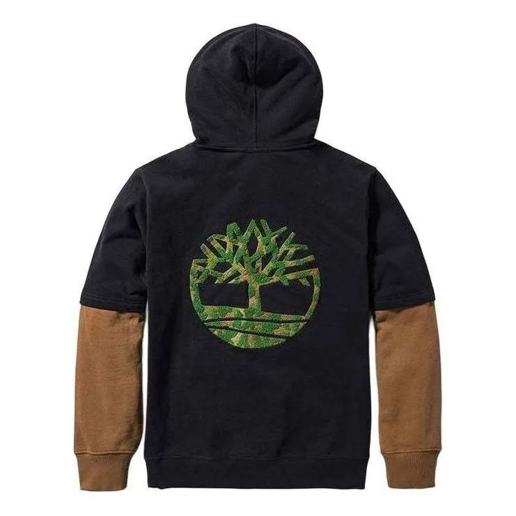 Timberland All Gender Embroidered Tree Hoodie 'Black' A2R6P-001 sold by KicksCrew