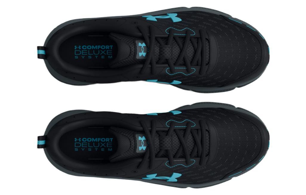 Under Armour Charged Assert 10 'Black Blue Surf' 3026175-003 sold by KicksCrew product image thumbnail 4