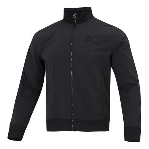 Puma T7 Crinkled Track Jacket 'Black' 535557-01 sold by KicksCrew