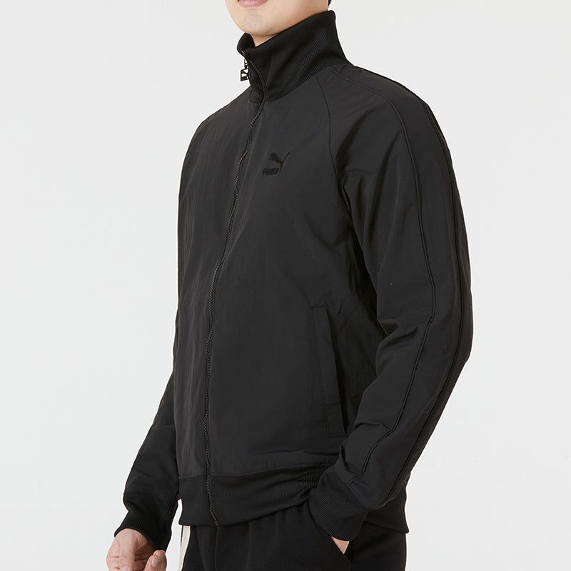 Puma T7 Crinkled Track Jacket 'Black' 535557-01 sold by KicksCrew product image thumbnail 5