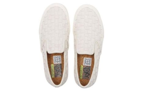 Vans Leather Weave Slip-On VR3 SF 'Marshmallow' VN0A4BX8QC5 sold by KicksCrew