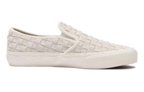 Vans Leather Weave Slip-On VR3 SF 'Marshmallow' VN0A4BX8QC5 sold by KicksCrew