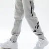 (GS) Mizuno Logo Sports Trousers Pants 'White' 32CF2A30 sold by KicksCrew