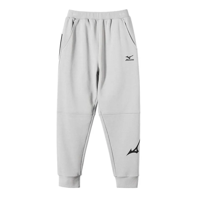 (GS) Mizuno Logo Sports Trousers Pants 'White' 32CF2A30 sold by KicksCrew