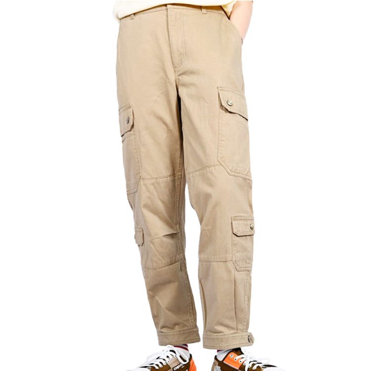 (WMNS) Converse Woven Cargo Utility Pants 'Beige' 10019438-A01 sold by KicksCrew product image thumbnail 3