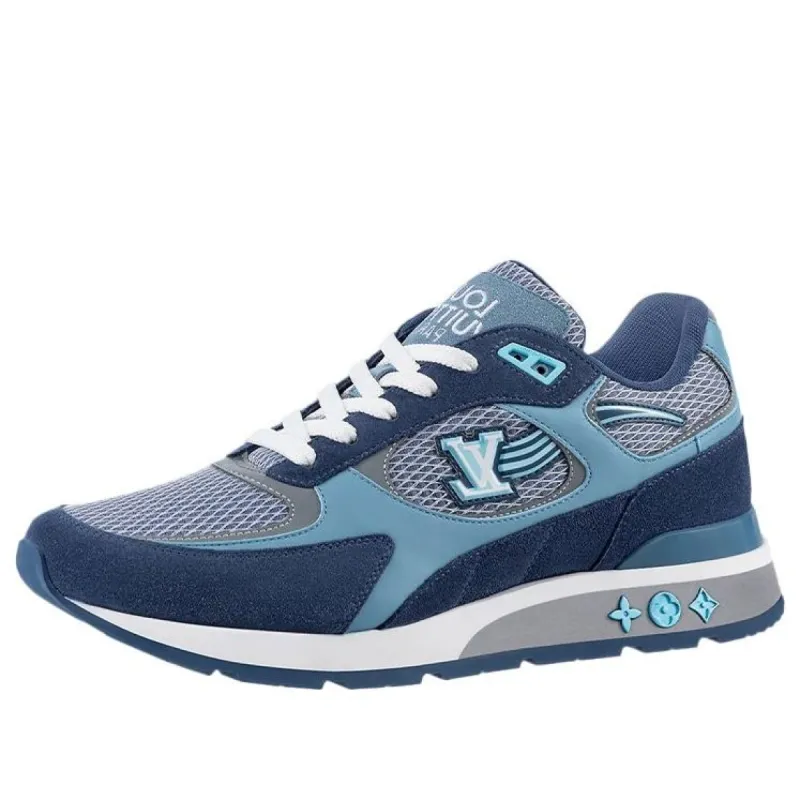 LOUIS VUITTON Run Away Sneakers 'Blue' 1A9J08 sold by KicksCrew