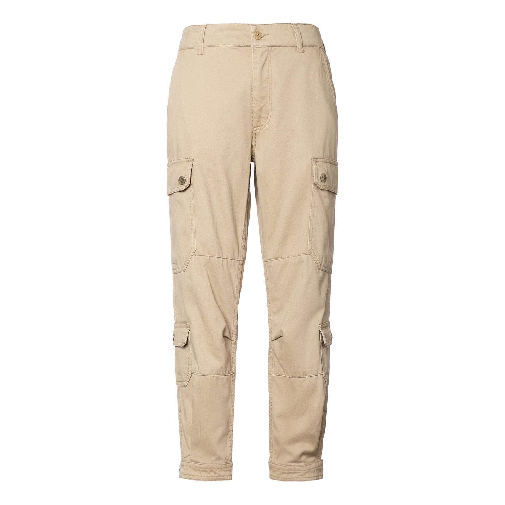 (WMNS) Converse Woven Cargo Utility Pants 'Beige' 10019438-A01 sold by KicksCrew