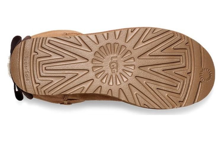 (WMNS) UGG Mini Bailey Suede Bow for 'Chestnut' 1153514-CHE sold by KicksCrew product image thumbnail 4