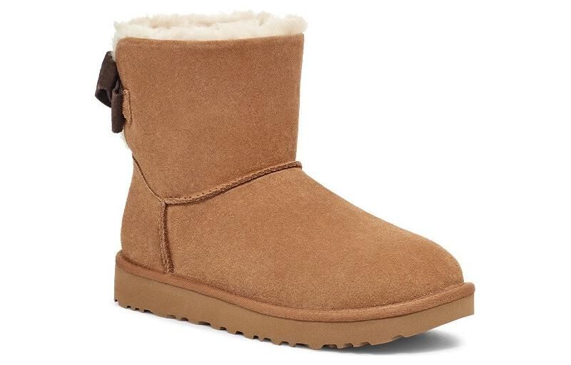 (WMNS) UGG Mini Bailey Suede Bow for 'Chestnut' 1153514-CHE sold by KicksCrew product image thumbnail 2