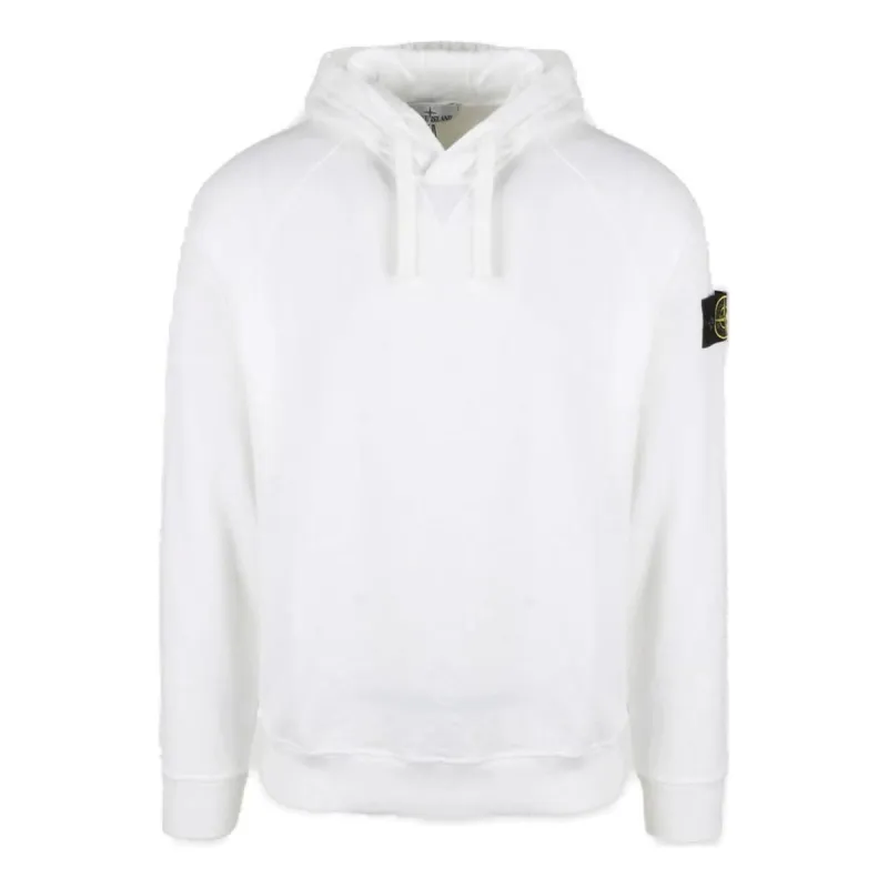 STONE ISLAND Patch Drawstring Hoodie 'White' 781562160-V0001 sold by KicksCrew