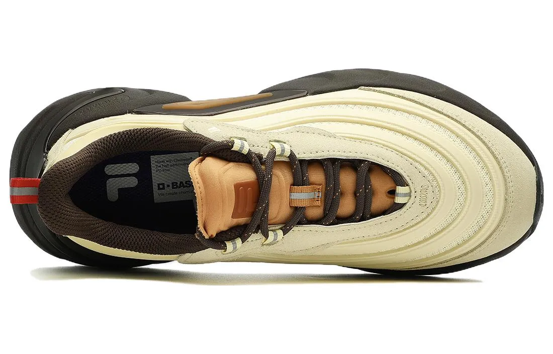 (WMNS) FILA FUSION Ray 4 Sneakers 'Cream White Orange' T12W331108FLB sold by KicksCrew product image thumbnail 3