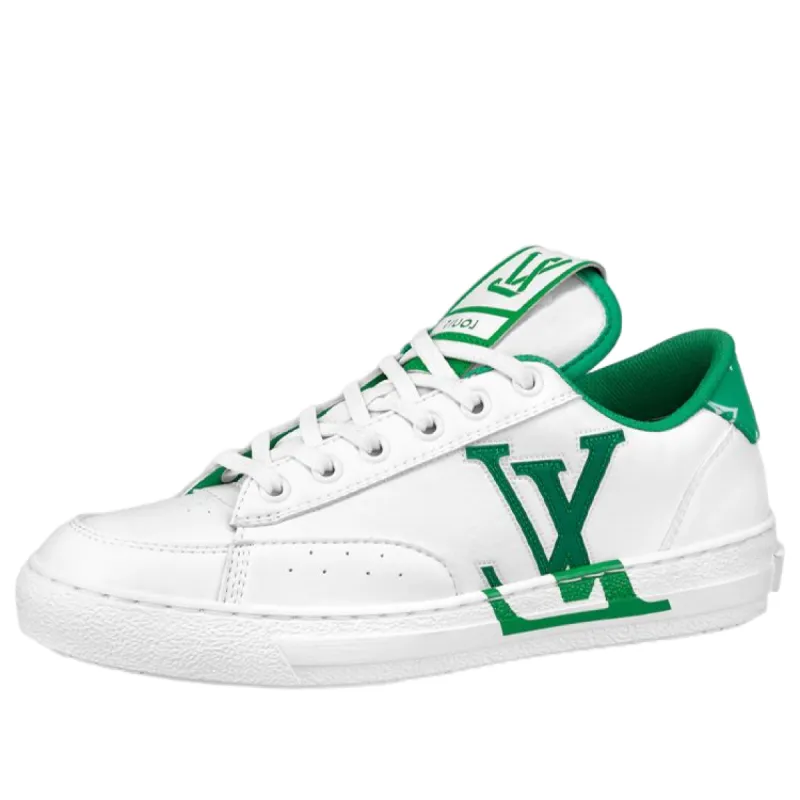 LOUIS VUITTON Charlie Sneakers 'White Green' 1AANJ7 sold by KicksCrew