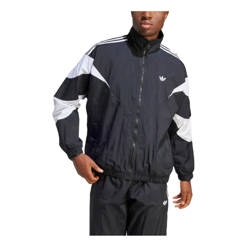 adidas Rekive Woven Track Jacket Asia Sizing 'Black White' IL2465 sold by KicksCrew