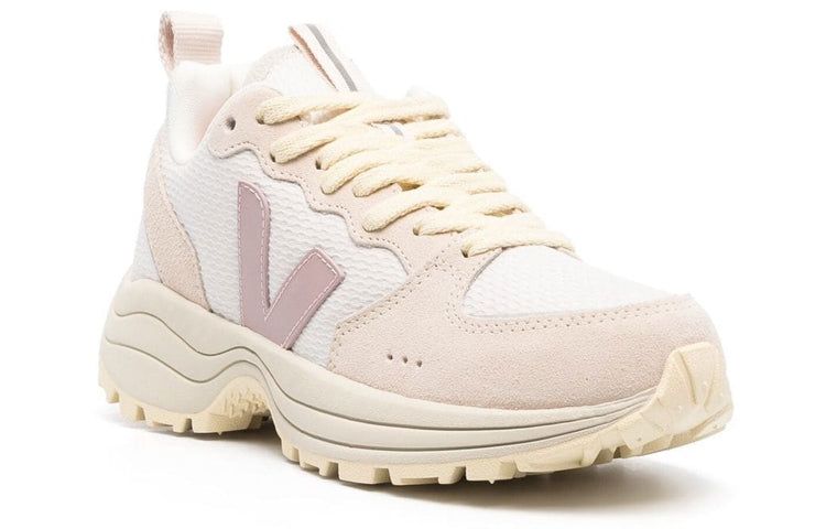 Veja Venturi Suede Lace-Up Sneakers 'White Beige Rose' VT2103195 sold by KicksCrew product image thumbnail 2