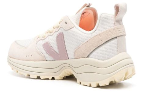 Veja Venturi Suede Lace-Up Sneakers 'White Beige Rose' VT2103195 sold by KicksCrew