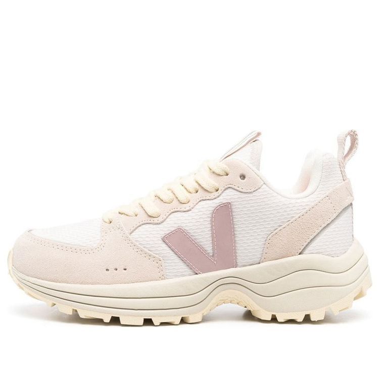 Veja Venturi Suede Lace-Up Sneakers 'White Beige Rose' VT2103195 sold by KicksCrew