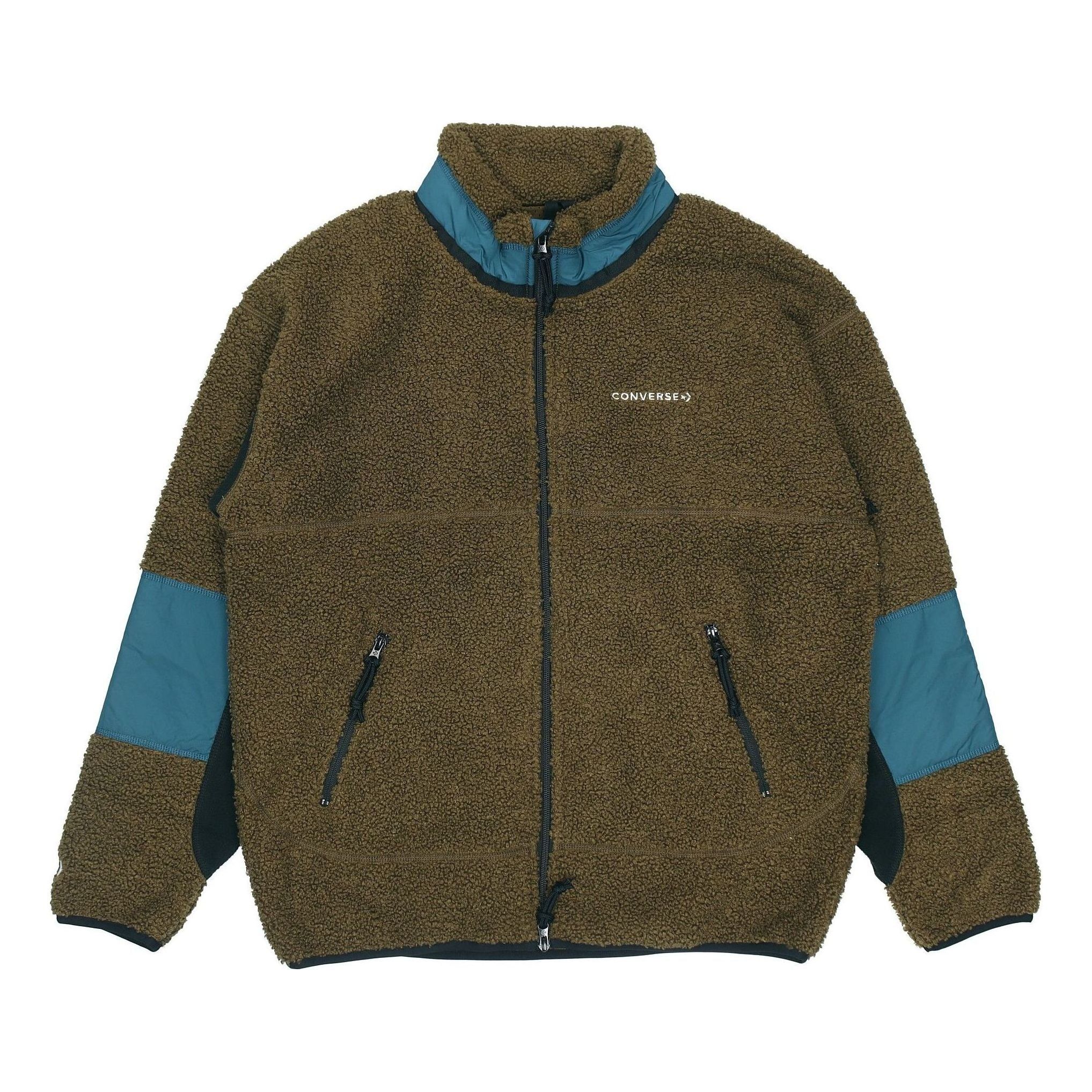 Converse Polar Fleece Sherpa Jacket 'Surplus Olive' 10018039-A03 sold by KicksCrew